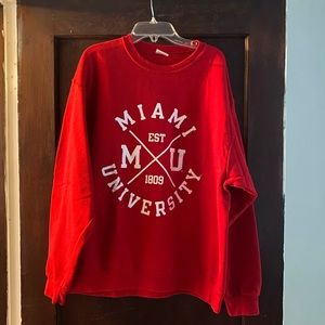 Miami University sweatshirt